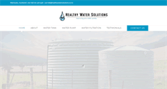 Desktop Screenshot of healthywatersolutions.co.nz